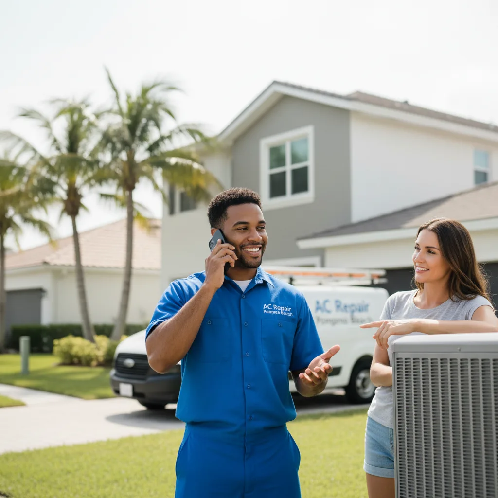 AC Repair Pompano Beach customer support in Hubert